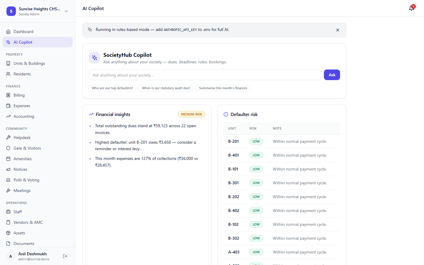 Committee AI copilot